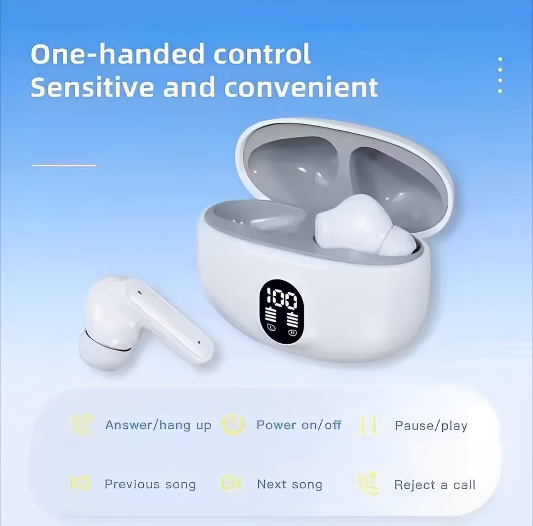 TWS In-Ear Stereo Gaming Earbuds with Display & Bluetooth
