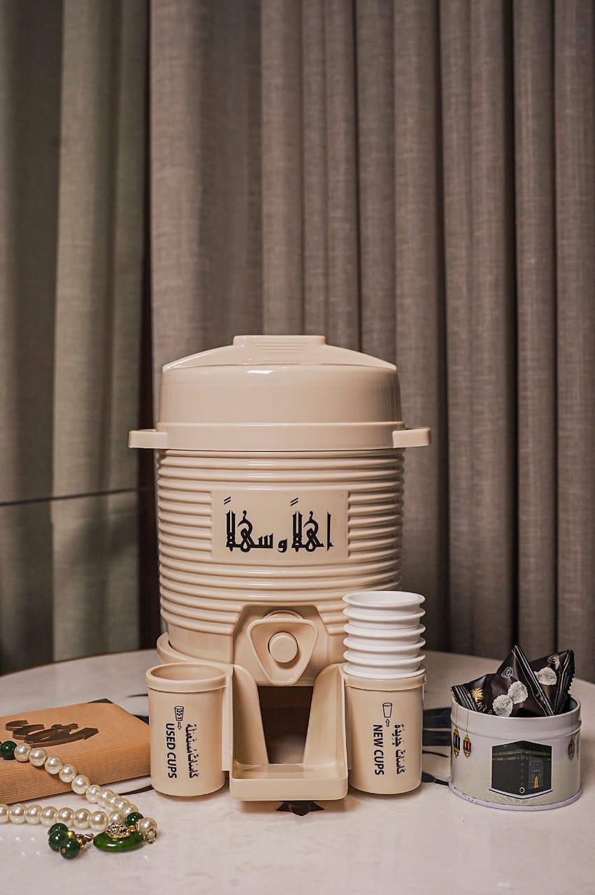 Water Dispenser with 6 Reusable Cup Durable and Easy to clean