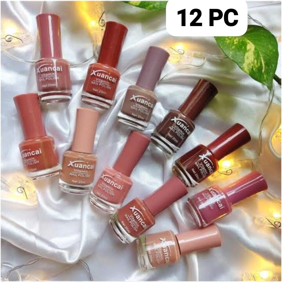 Nude Nail Polish - Pack Of 12
