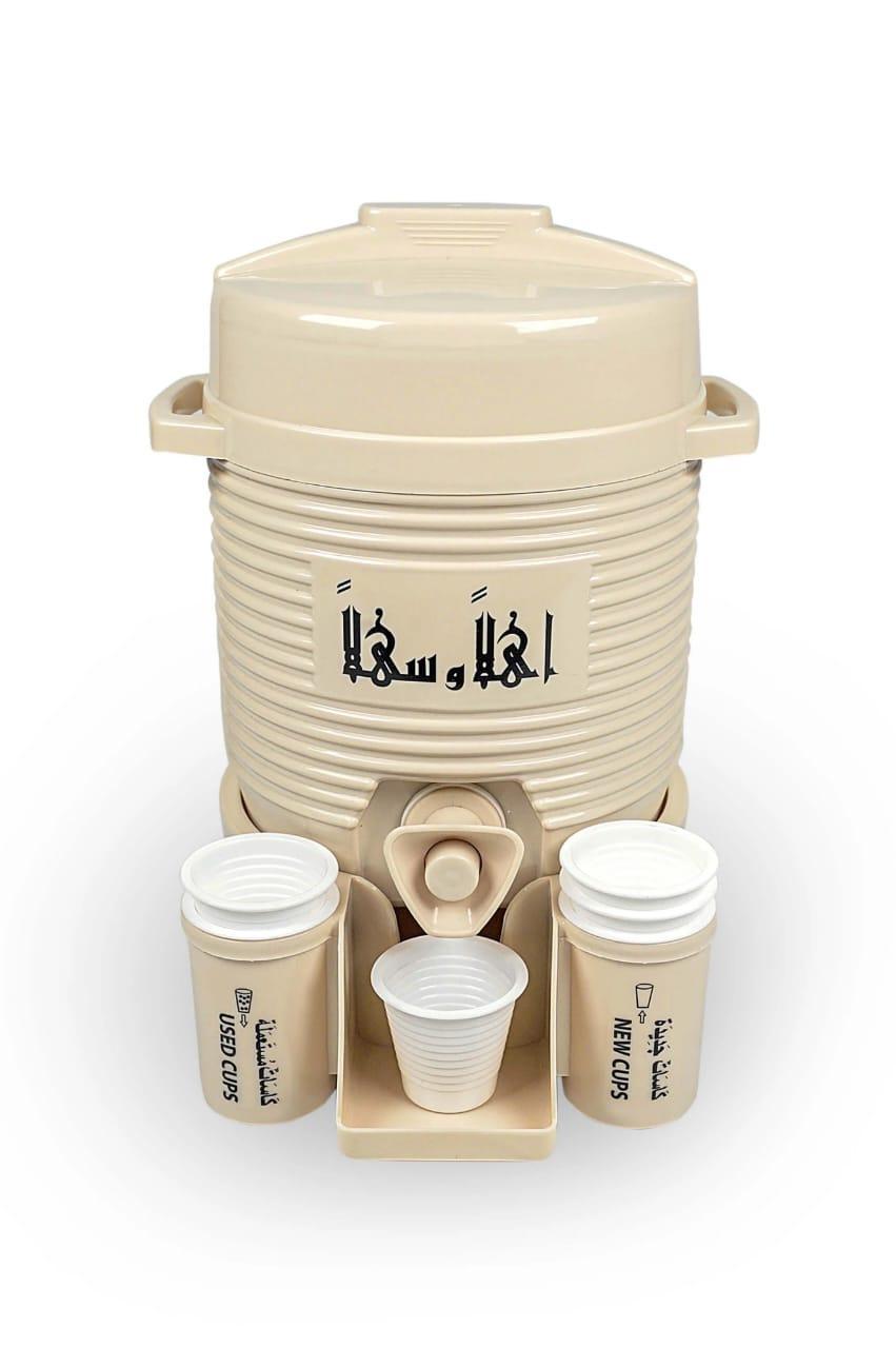Water Dispenser with 6 Reusable Cup Durable and Easy to clean