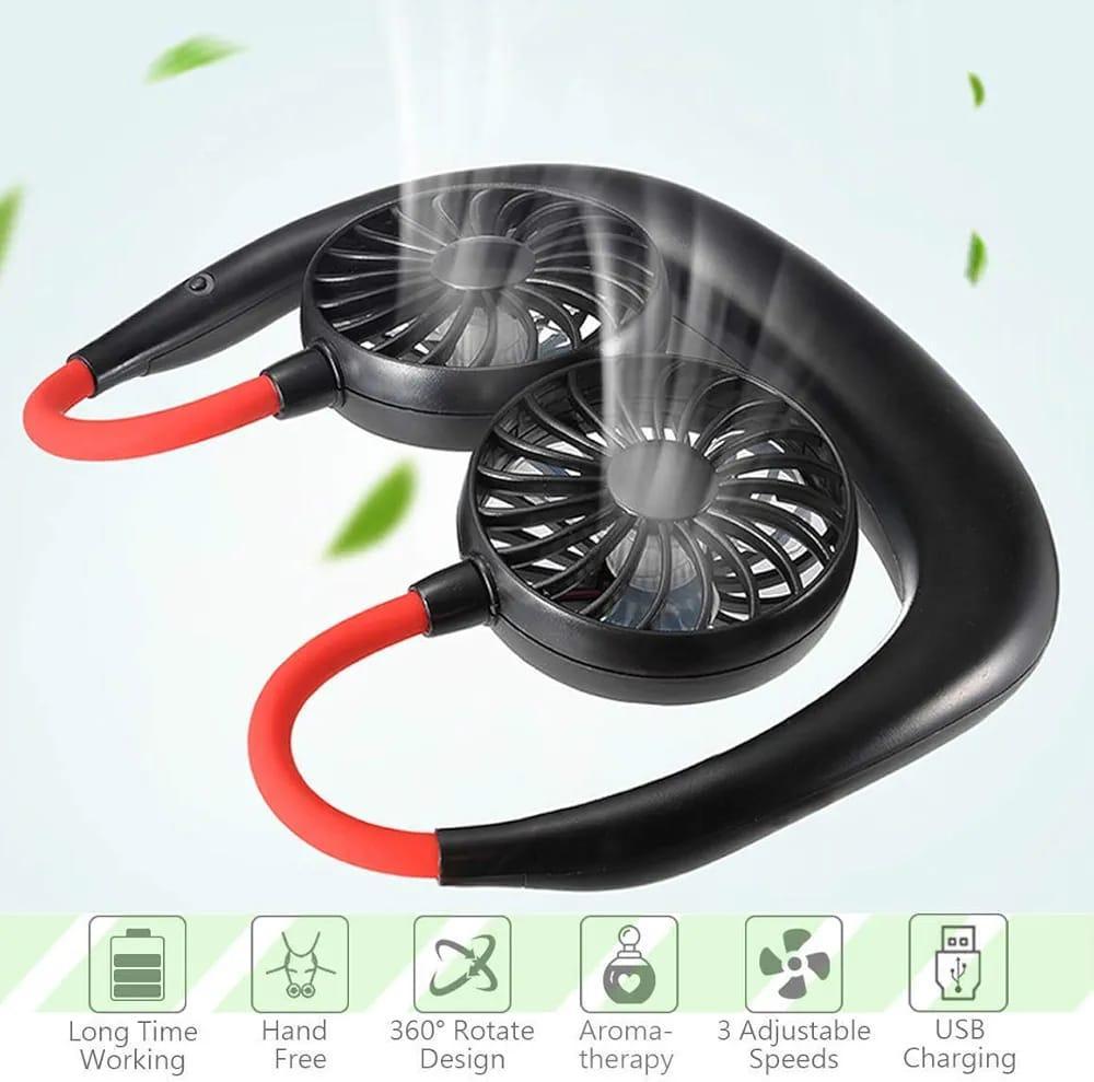 Portable Neck Fan - 1 Pc Hands-Free Cooling Solution