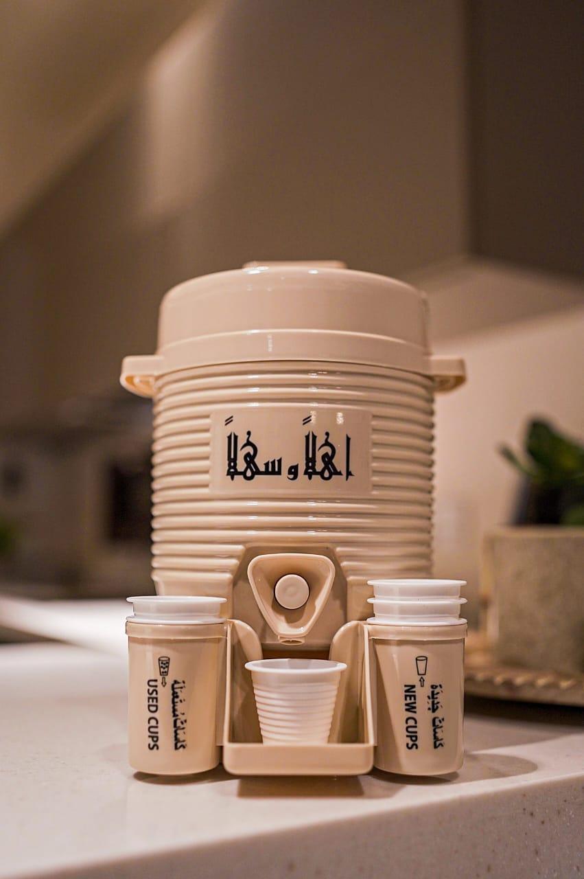 Water Dispenser with 6 Reusable Cup Durable and Easy to clean